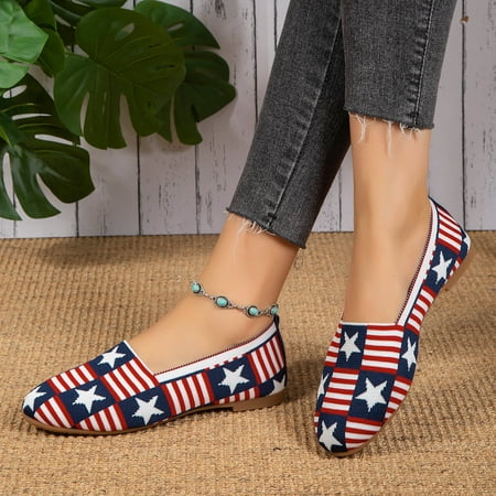 

absuyy Womens Flats Shoes- Mesh Breathable Low Top Fashion Casual Comfy Shoes Multicolor Size 40