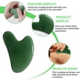 thumbnail image 4 of Planche de Jade Naturelle Guasha Outil Facial Gua Sha Masseur Racloir, 4 of 9