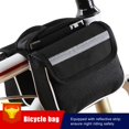 thumbnail image 1 of MTB Bike Saddle Bag Frame Front Top Tube Ciclismo Phone Case Pouch (Negro) Tmvgtek Accesorios para bicicletas, 1 of 4
