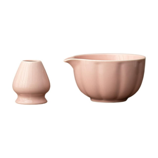 2 piezas con copa de cerámica tazón de cerámica y té para soporte para el soporte para el té de té Regalo de cerámica de cerámica Tazón de té para la Rosa