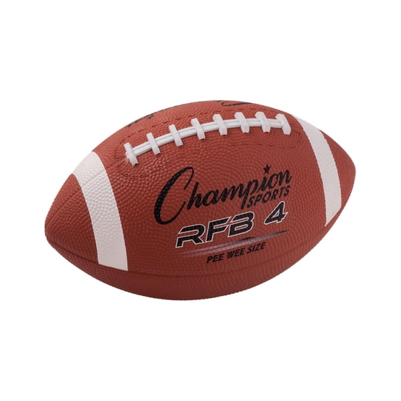 Champion Sports Balón de Fútbol Americano de Goma Tamaño Pee Wee con Agarre Mejorado