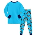thumbnail image 5 of Gubotare Little Boys Pajamas 2 Pieces Long Set Cotton Sleepwear Kids Excavator Pjs Toddler Winter Clothes Jammies Size 2-7T Sky Blue,Size 7-8 Years, 5 of 6