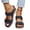 Navy, variant on longantii Orthopedic Casual Sandals for Women Arch Support Summer Flat Sandals Wide Width Non Slip Slip on Orthopedic Slippers Vacation Beach 2026 New Foam Shoes Dark Purple