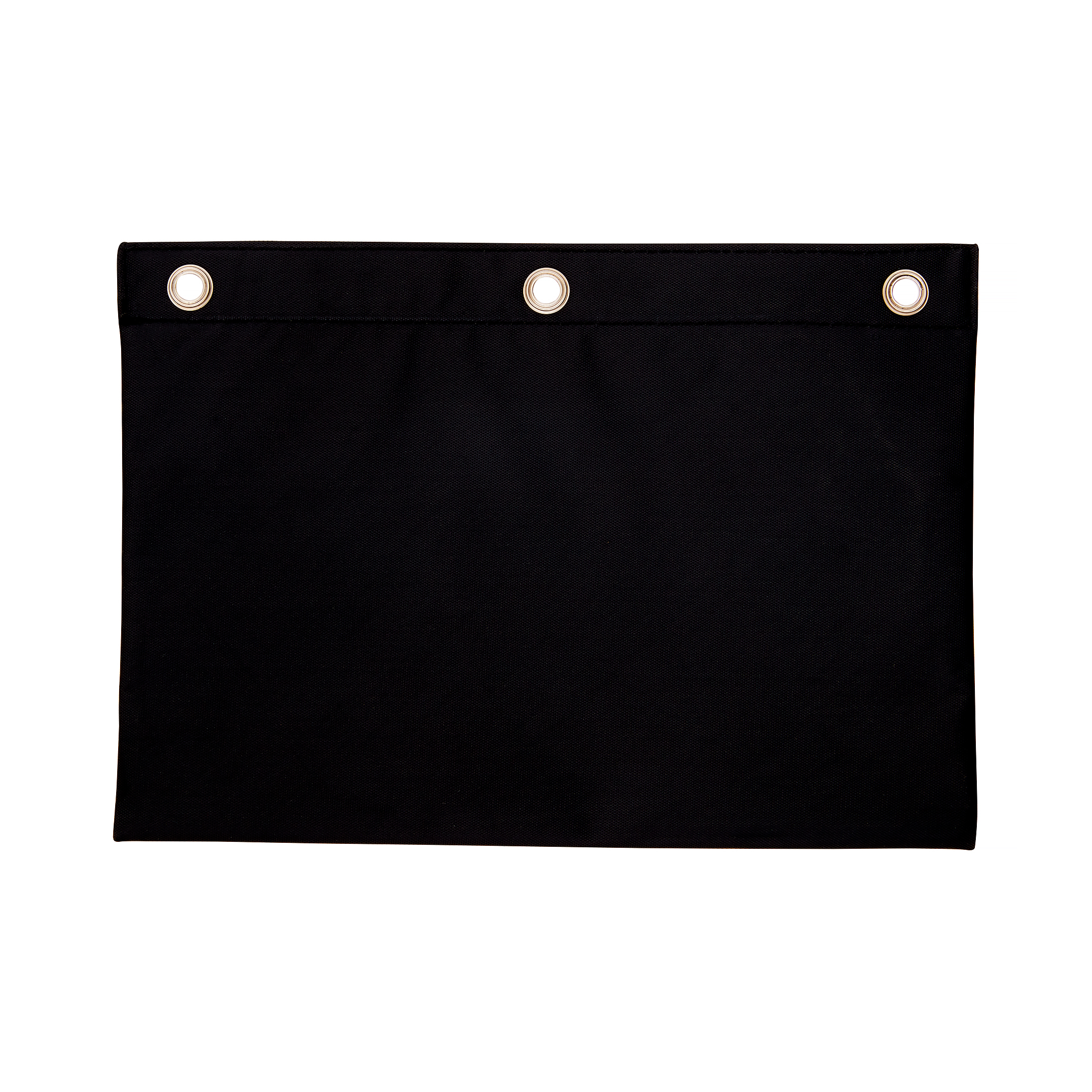 Pen + Gear Solid Polyester Binder Pouch Pencil Case, Black, 10.25" x 7.25"