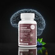 Rawleigh Sharp Thinking with 3 Nootropics & Vitamins for Focus, Memory & Clarity, 60 Count