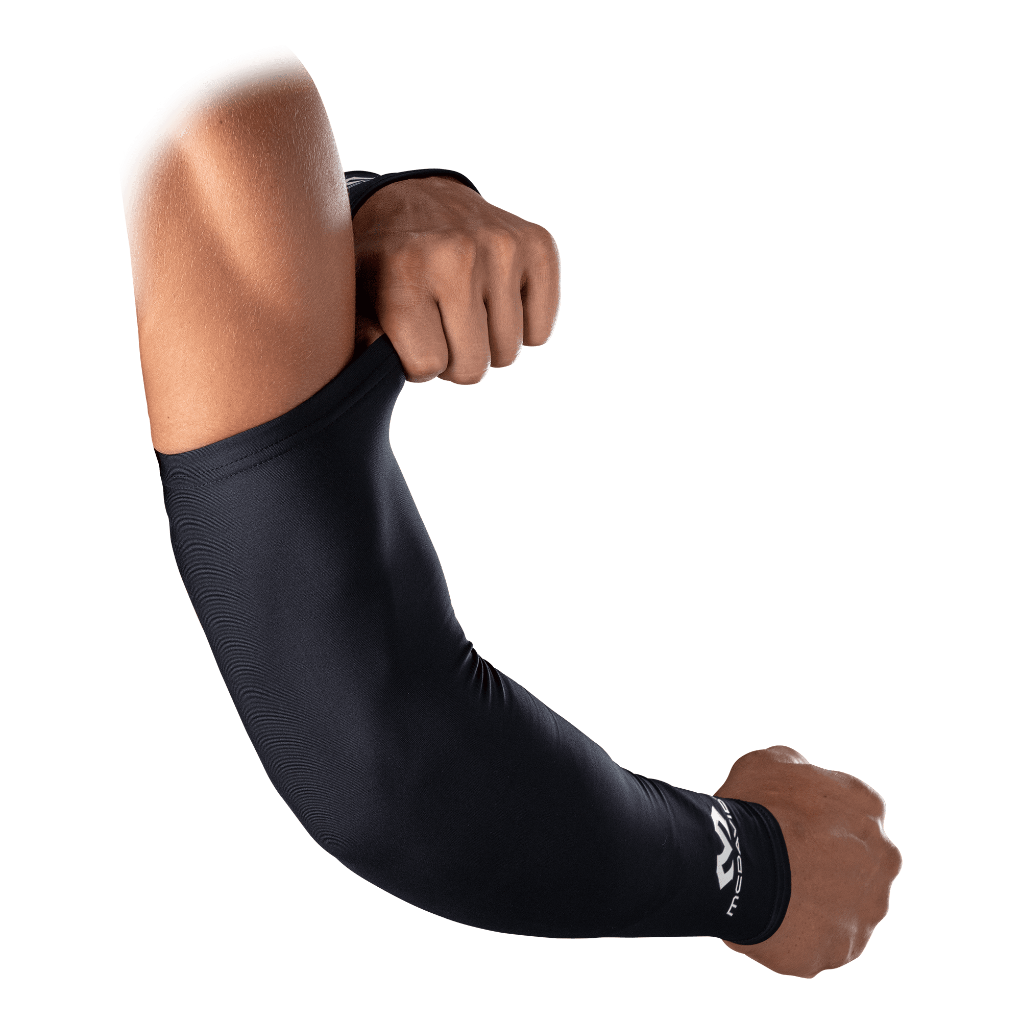McDavid Sport Compression Arm Sleeves Pair, Black, Unisex, Adult