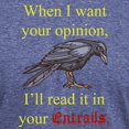 thumbnail image 3 of CafePress - Entrails On Wht Women's Dark T Shirt - Mens Tri-blend T-Shirt, 3 of 4