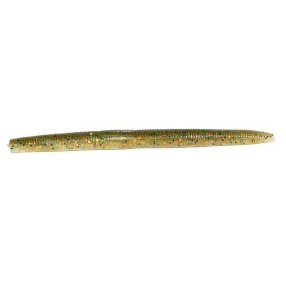 Gambler Fat Ace Soft Plastic Stickbait 5 pack (Green Pumpkin Black Blue, 6 inch)