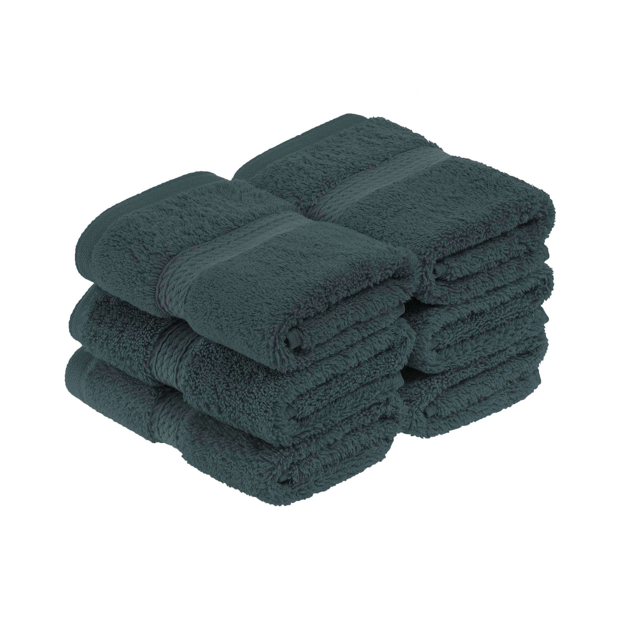 Superior 800 GSM Egyptian Cotton 10-Piece Towel Set, Soft Ultra Absorbent Towels, Charcoal