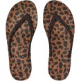 thumbnail image 2 of FitFlop iQushion Leopard Slip On Open Toe Flat Flip Flops Open Toe Sandals (Leopard, 6), 2 of 3