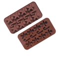 thumbnail image 2 of 1 pcs Christmas Silicone Molds for Baking Jelly Soap, Candy Cane, Gingerbread Men Chocolate Candy Mold Ormromra WMSS-446, 2 of 4