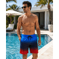 thumbnail image 2 of 2 in 1 Mens Swim Trunks with Compression Liner, 7 Inch Liner Board Shorts for Men, Beach & Swim Shorts, Gifts for Men, 2 of 7