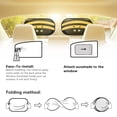 thumbnail image 5 of Garronmavis Cute Bee 2 Pack Car Window Shades Baby Window Shade Glare and UV Rays Protection Car Window Shades Easy Installation 20*12 in Universal Fit for Most Cars, 5 of 7