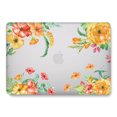 thumbnail image 3 of CatXQ for MacBook (Retina, 12-inch, Models:A1534) Flower Garland Clear Case with Keyboard Cover - J, 3 of 5