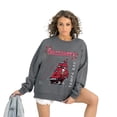 thumbnail image 2 of Women's Gameday Couture Gray Tampa Bay Buccaneers Ready to Rumble Premium Fleece Pullover Sweatshirt, 2 of 4