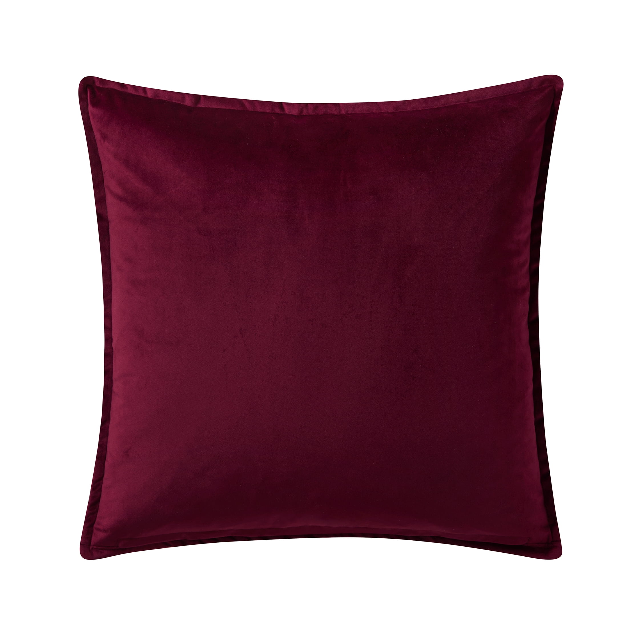 Better Homes & Gardens 20" x 20" Reversible Red Velvet Holiday Decorative Pillow