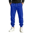 thumbnail image 2 of Bnwani Mens Pants, Casual Multi Pocket Drawstring Elastic Waist Solid Color Sports Pants, 2 of 9