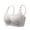 Silver, variant on Rvasteizo Plus Size Womens Bras Lace Embroidery Breathable Wireless Comfortable Thin,XL
