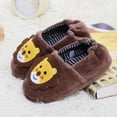 thumbnail image 6 of Hihipz Toddler Boys Cotton Slippers Cartoon Lion Design Winter Cute Comfy House Slippers With Heel Coverage Kids Cold Weather Soft Warm Fuzzy Home Shoes For Boys Girls Us Size:8, 6 of 6