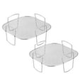 thumbnail image 1 of Oleegame 2PC Air Fryer Stand Air Fryer Air Fryer Stand Dehydrator Rack Silver, 1 of 3