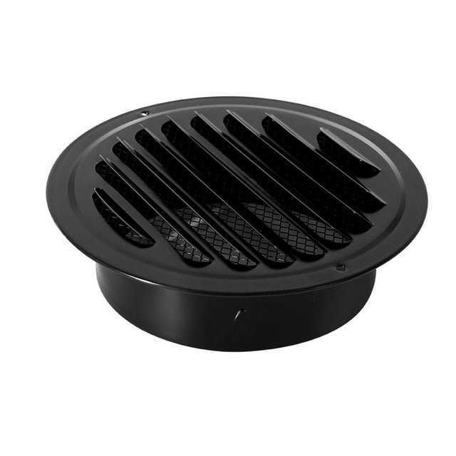 Grille d'Aération Ronde en Acier Inoxydable 70-200mm Protection contre les Insectes Outil de Ventilation pour Mur Extérieur Maison