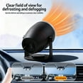 thumbnail image 5 of LmnLft Car Heater, Portable Car Heater & Fan with 360° Rotation, 12V Plug-In Vehicle Defroster and Windshield Demister, Fast Heating Cooling Vehicle Warmer, Adjustable Airflow for Car Truck Suv Use, 5 of 5