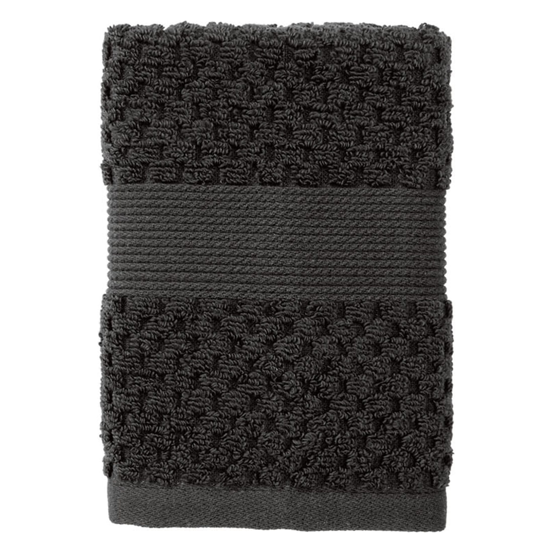 Better Homes & Gardens Signature Soft Cotton Popcorn Textured 6 Piece Bath Towel Set,Grey Shadow