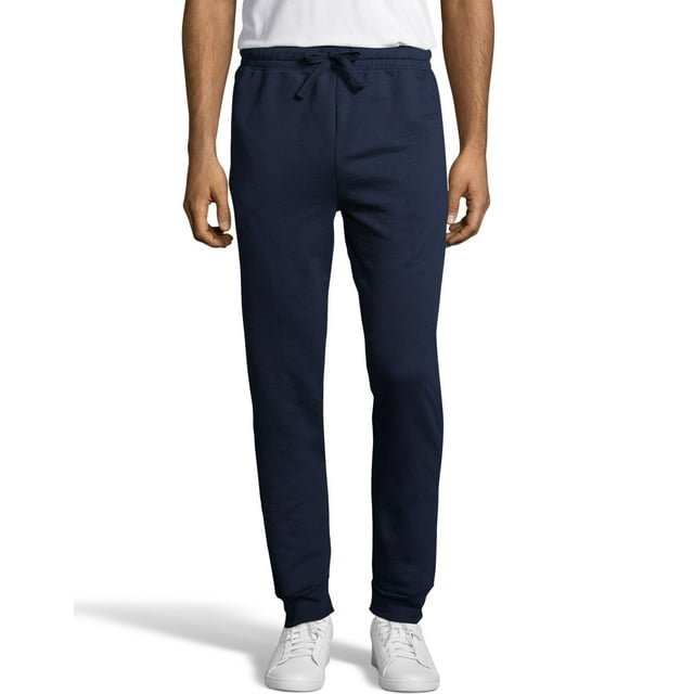 Hanes Pantalon de Jogging en Molleton EcoSmart pour Hommes avec Poches, TG, Marine