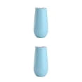 thumbnail image 4 of Monstrate Copas de cóctel de doble capa, copa de champán irrompible de acero inoxidable OZ, copa de tostado, vaso de vino de regalo dulce Type5 NO5 Monstrate CBP277791, 4 of 5