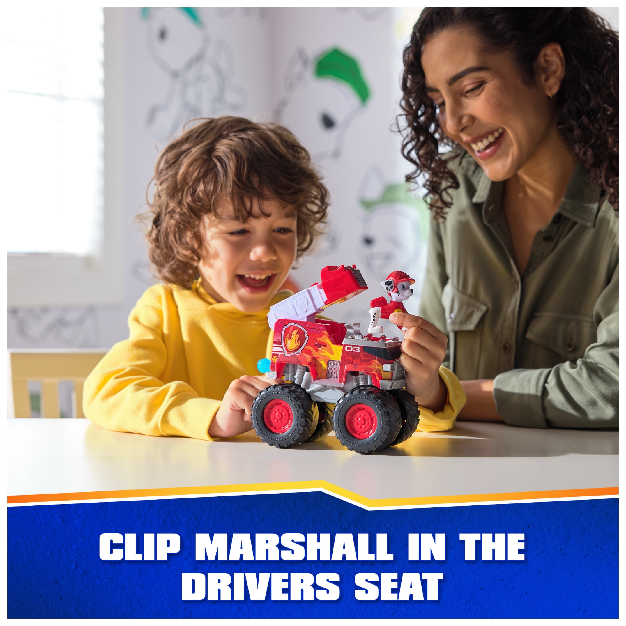PAW Patrol: Rescue Wheels Marshall’s Firetruck with Action Figure