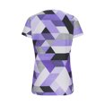 thumbnail image 3 of Blusas para Mujeres Casual, Cuello en V Impreso Manga Corta Camiseta de Verano Top Hecho de Poliéster Cómodo para el Uso Diario, Blusas de Verano de la Mujer, 3 of 6
