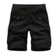 thumbnail image 2 of WILLBEST Pantalones Cortos para Hombre, Moda Masculina, Casuales, de Color Sólido, con Bolsillo, Cremallera y Hebilla, para Exteriores, Pantalones Cortos para Herramientas, 2 of 3