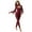 Burgundy, variant on Womens Gymnastics Artistic Figure Skating Ballet Dance Unitards Rhinestone Long Sleeve Tassel Jumpsuit Black S