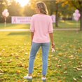thumbnail image 6 of Womens Breast Cancer Shirts Pink Ribbon 3/4 Sleeve Vneck Shirt Cancer Awareness T-Shirt Spread The Hope Shirt, 6 of 6