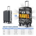 thumbnail image 6 of Kdxio Travel Pattern Luggage Cover for Travel,Elastic and Durable,Fits 18-32 Inch,Anti-Scratch Suitcase Protector, 6 of 9