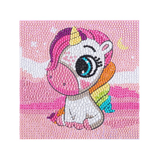Pintura de diamantes DIY, taladro de cristal redondo completo, decoración de pared de animales para niños, imagen Likrtyny Arte deco