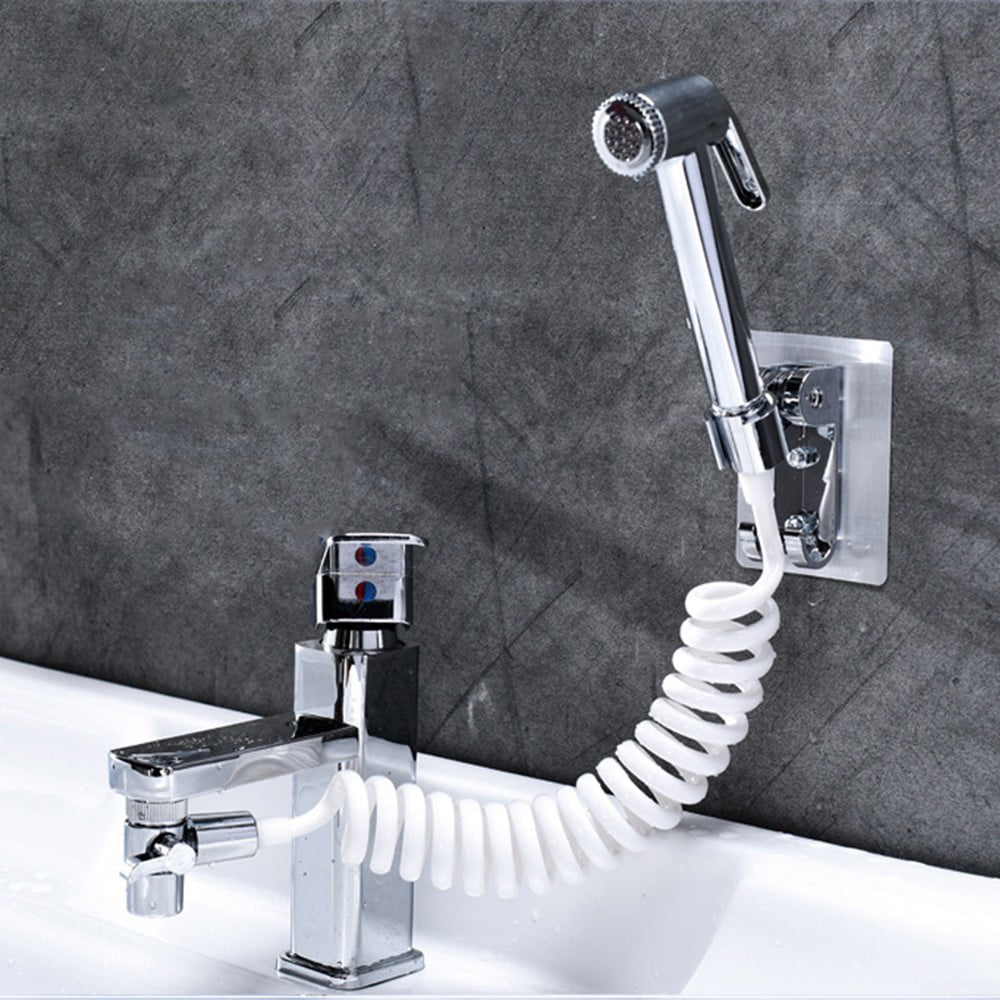 Bathroom Kitchen Hose Basin Shower Hand Held Spray Mixer Spout Faucet Tap Set 