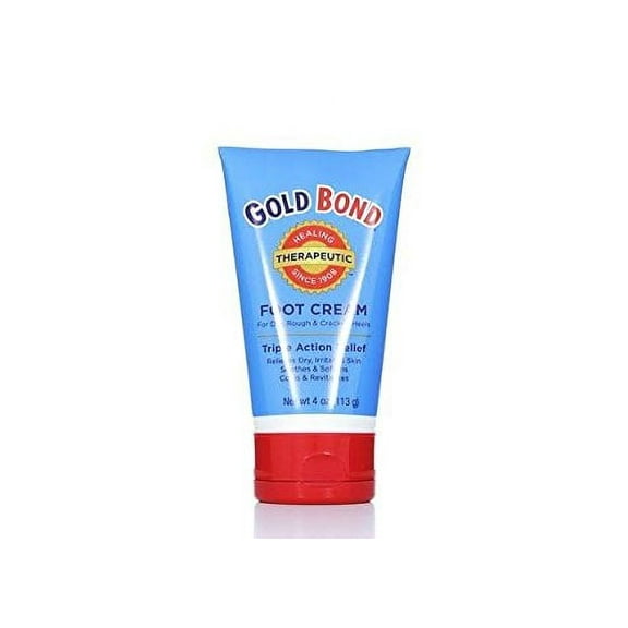 Gold Bond Foot Cream Therapeutic Triple Action Relief, 4 oz, 3 Pack