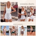 thumbnail image 4 of SUNBS Athletic Shorts for Women Running Gym Workout Summer Cotton Sweat Shorts with Pockets Hiking Casual Clothes, 4 of 8