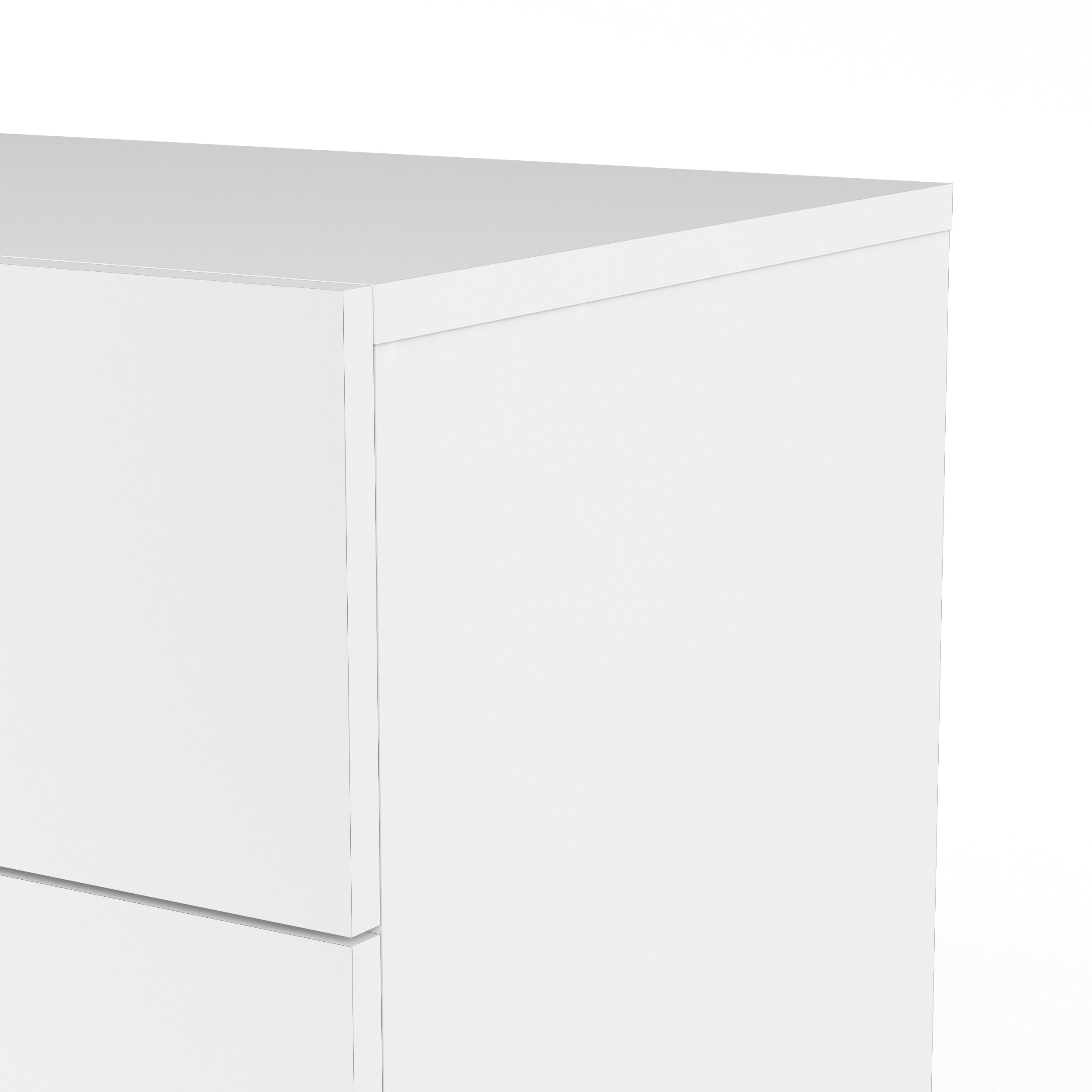 Tvilum Loft 8 Drawer Double Dresser for Adults, White