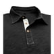 thumbnail image 5 of Camisas Elvqul de Hombre Negro Manga Corta de Color Sólido Botones Algodón Deportivas con Solapa Playa, 5 of 6