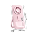 thumbnail image 2 of Aufmer Ultra Thin Handheld Portable Spray Cooling Fan Compact Light Body Low Power Design For Student Office Desktop Summer Daily Cooling Usage(with 1×Cable), 2 of 5