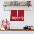 thumbnail image 4 of zeyuuu American Patriotic Kitchen Towels Dish Towels Set of 2, 18x26 Inch 4th of July Red Kitchen Decor Drying Dishcloth, Freedom Independence Day Decoration Hand Towels, 4 of 6