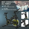 thumbnail image 4 of Hlaill Exercise Bike,Indoor Cycling Bike Stationary, Cycle Bike with Comfortable Seat Cushion, Digital Display with Pulse, iPad Holder,Foot cycle Heavy Flywheel,Free Water Bottle, 4 of 7