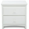 Delta Children Waverly Nightstand, Greenguard Gold Certified, Bianca White