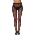 thumbnail image 1 of WZXFASHION Womens High Waisted Tights Sexy Mesh Stockings Intimates Black One Size, 1 of 8
