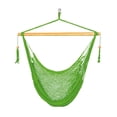 thumbnail image 1 of Bliss Hammocks Tahiti Rope Hammock Chair with Spreader Bar and Hardware, Green, 1 of 13