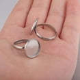 thumbnail image 4 of Jumpingount Base de anillo de acero inoxidable, 10 piezas, redondo, 14mm, Color sólido, extremo abierto, ajuste de repuesto, accesorios de joyería Ropa, zapatos y accesorios Miscelánea Jumpingount AP015992-00, 4 of 6
