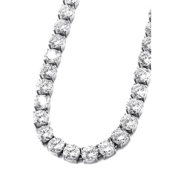 Women's Lab Grown Diamond Tennis Chain - 14K White Gold