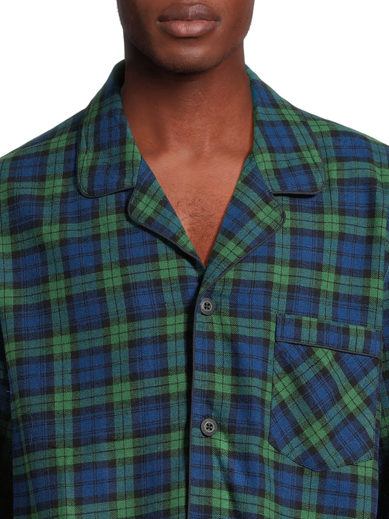Hanes Men's Ultrasoft Flannel Pajama Set, 2-Piece, Sizes S-2XL